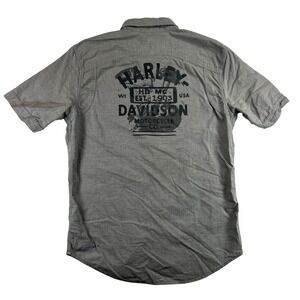 Harley-Davidson Charcoal Button Down Shirt
